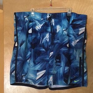 Like new Men’s Nike Swim Trunks.  Size XL, Blue